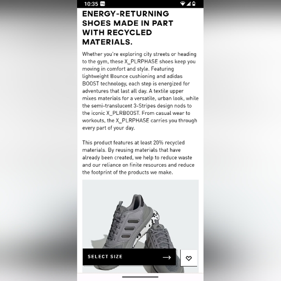 NWB sz7 Adidas's X_PLRPHASE SHOES - Picture 15 of 15